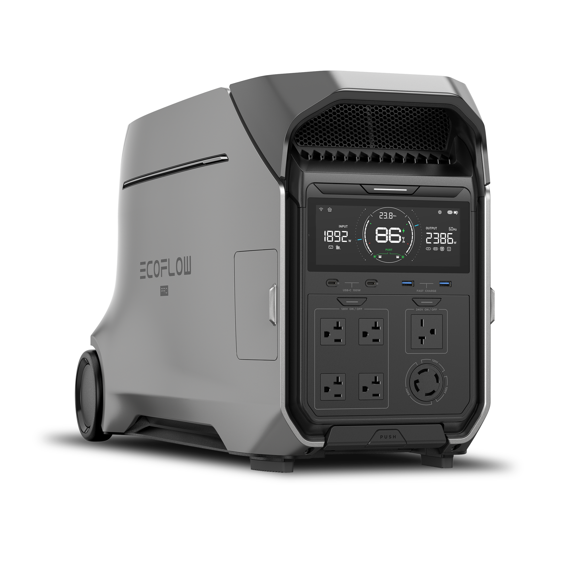 Delta Pro 3 — Vista posterior