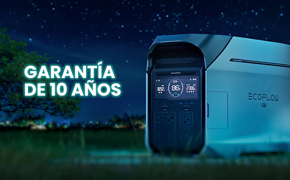 EcoFlow DELTA Pro 3 con garantía de 10 años